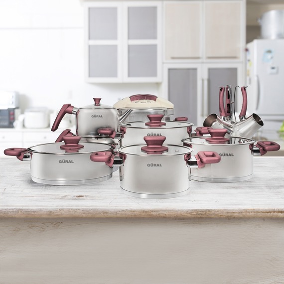 gural-celik-gural-porselen-18-parca-celik-tencere-takimi-rose-celik-tencere-takimlari-3988-57-O