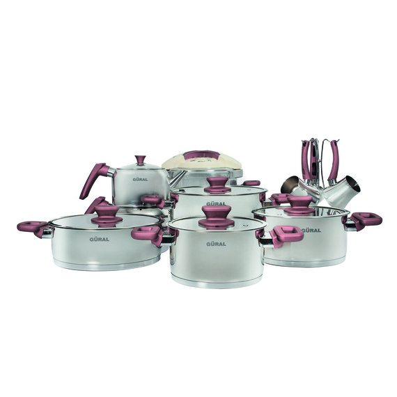 gural-celik-gural-porselen-18-parca-celik-tencere-takimi-rose-celik-tencere-takimlari-3989-57-O