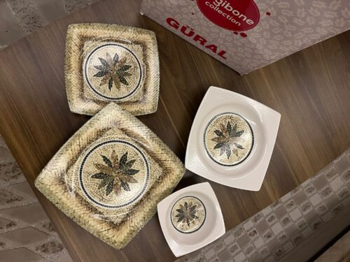 Güral porselen carolıne bone 24 parça 6 kişilik yemek takımı 3036 photo review